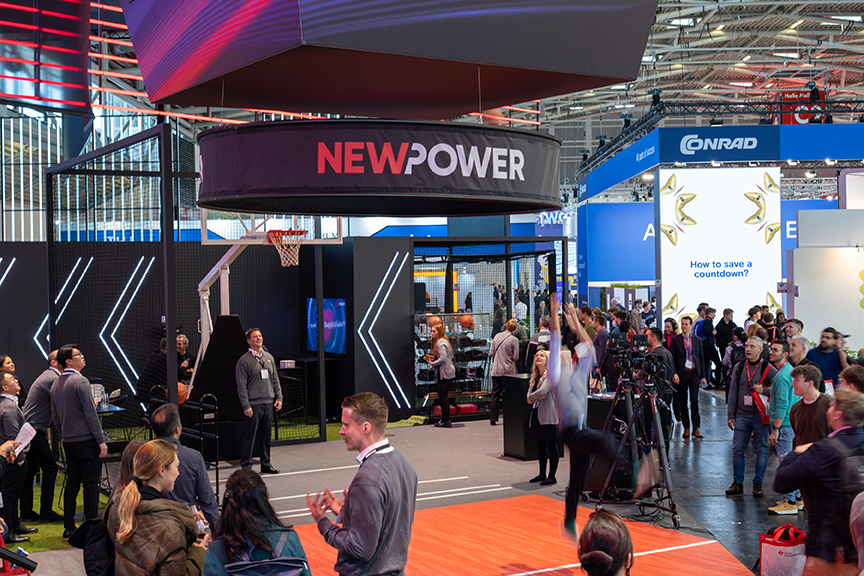 NewPower electronica stand